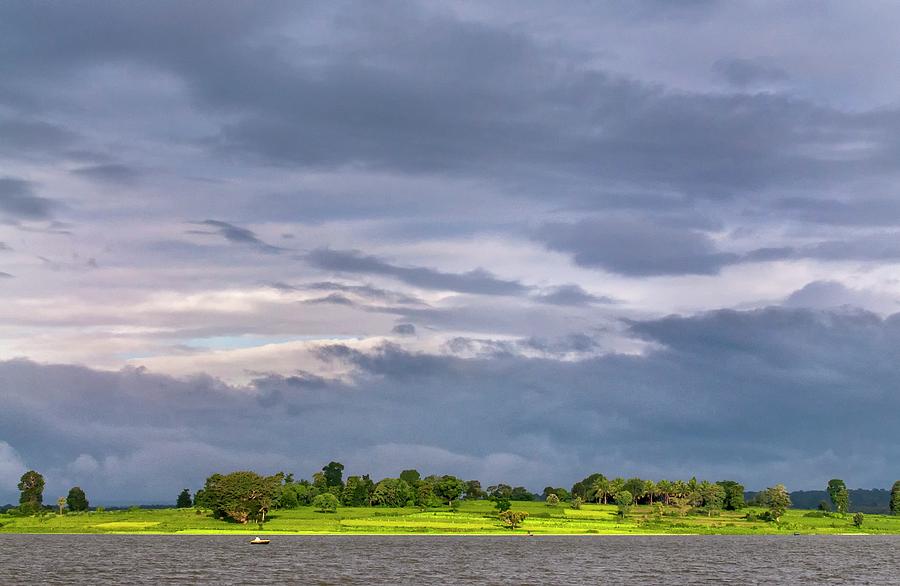 Monsoon Clouds Over Landscape Photograph by K Jayaram