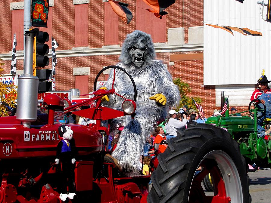 Monster on a Farmall Photograph by Keith Stokes
