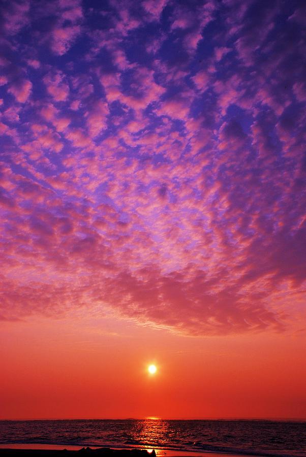 Sunrise Beach Photograph - Monster Sky by Joseph Perno