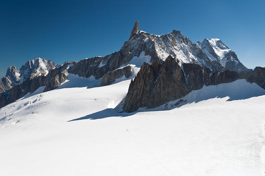 Mont Blanc - Dent du Geant Photograph by Antonio Scarpi