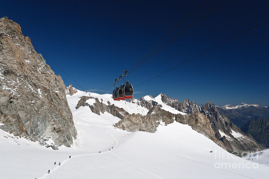Mont Blanc - Mer de glace glacier Photograph by Antonio Scarpi