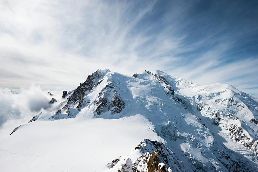 Mont Blanc, French Alps, Chamonix Photograph by Blurra
