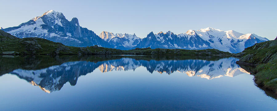Mont Blanc Massif Panorama Photograph by Mircea Costina Photography