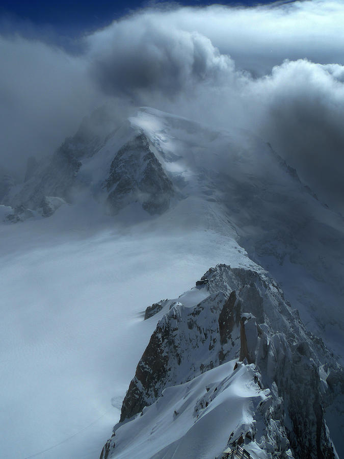 Mont Blanc Storm Photograph by Frank Wilson