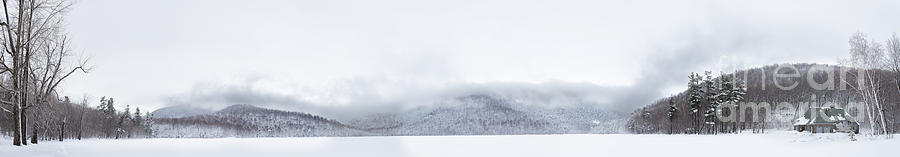 Mont Saint Hilaire  Lac Hertel On a Winter Day Photograph by Laurent Lucuix