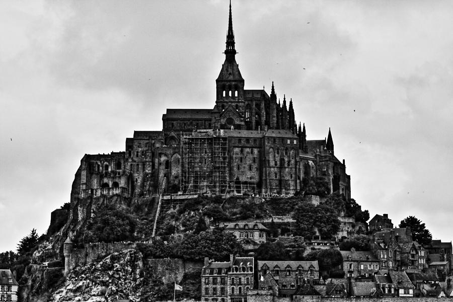 Architecture Photograph - Mont Saint Michel by Aidan Moran