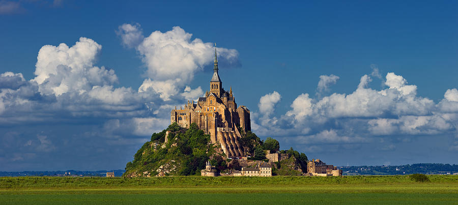 Castle Photograph - Mont Saint Michel by Henk Meijer Photography
