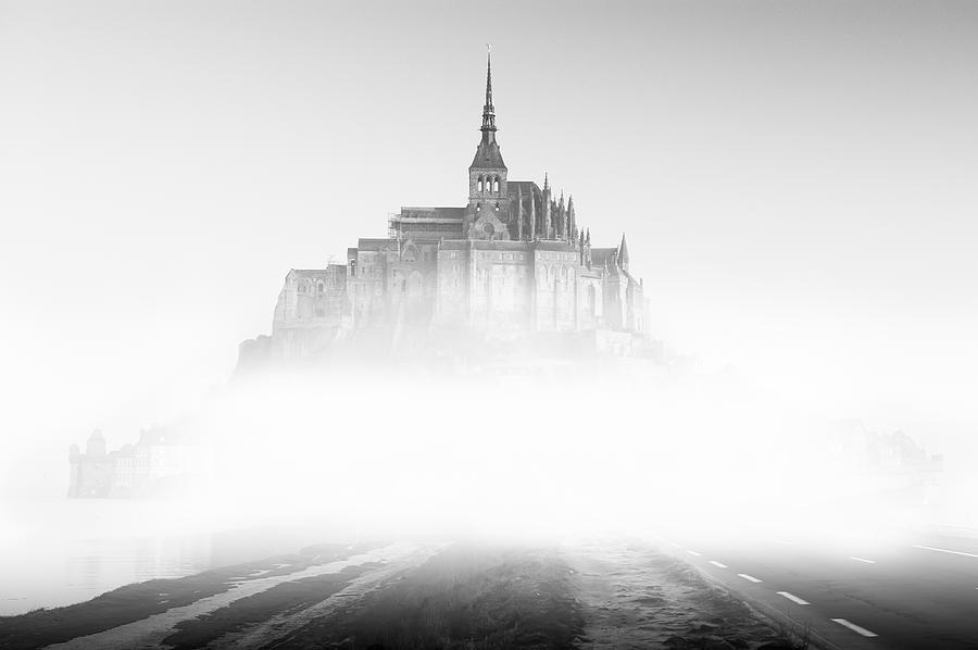 Castle Photograph - Mont Saint-Michel by Sebastian Musial