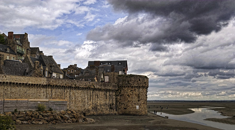 Mont St Michel Fortress Photograph by Wes and Dotty Weber