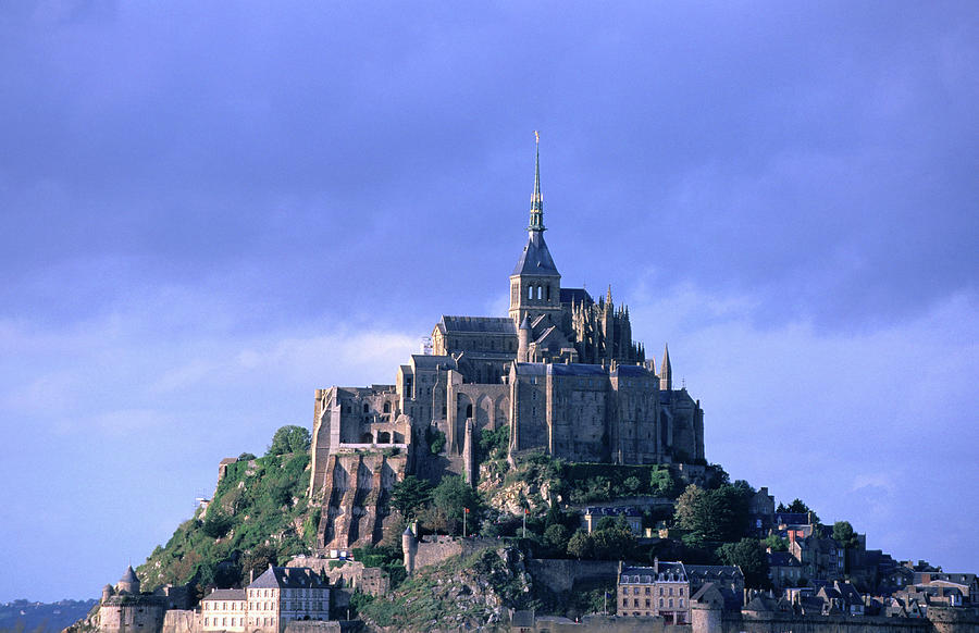 Mont St Michel Photograph by John W Banagan