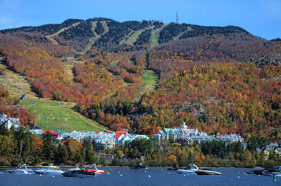 Mont Tremblant Village in the fall Photograph by Jana Kriz