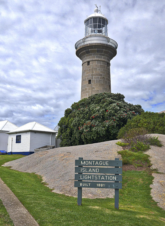 Montague Island Lighthouse - Australia Photograph by Steven Ralser