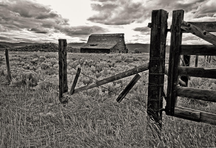 Montana Barn Photograph by Dale Stillman
