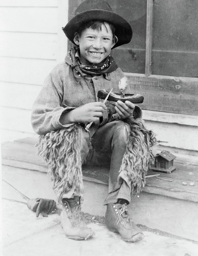 Montana Boy, 20th Century Photograph by Granger - Pixels