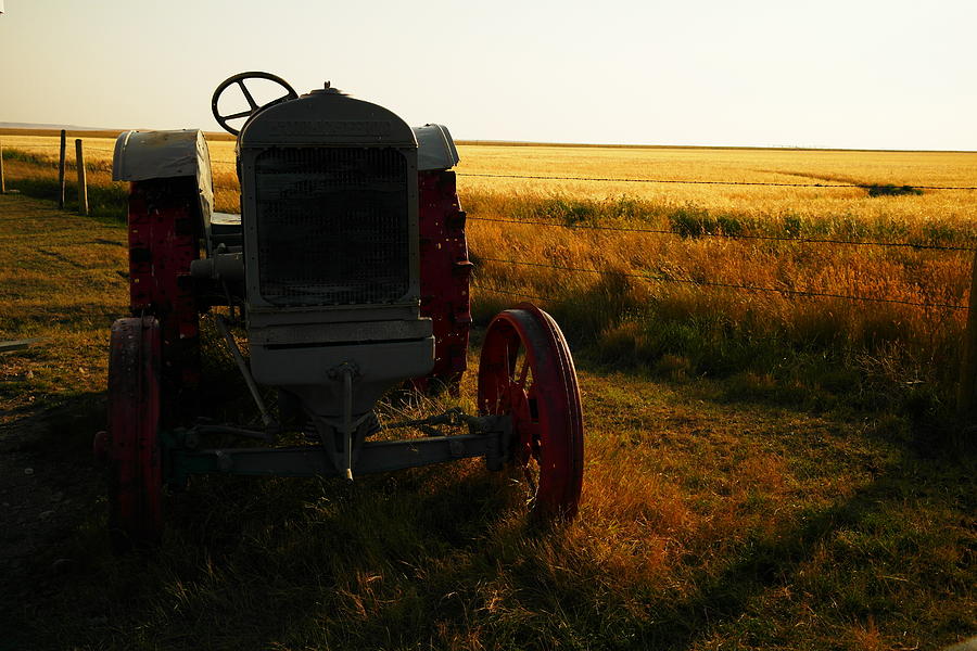 Montana Farm Tractor Photograph by Jeff Swan
