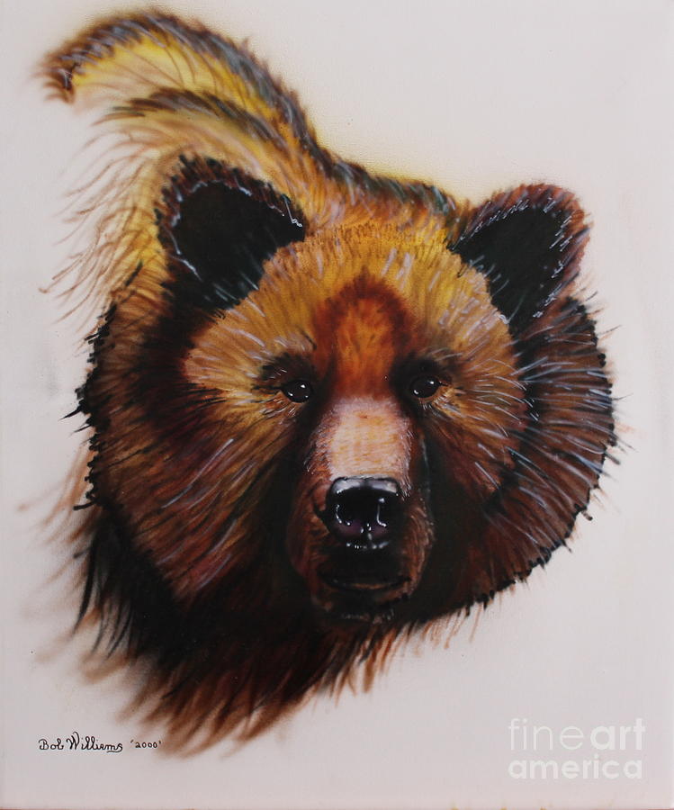 Bear Painting - Montana Monarch by Bob Williams