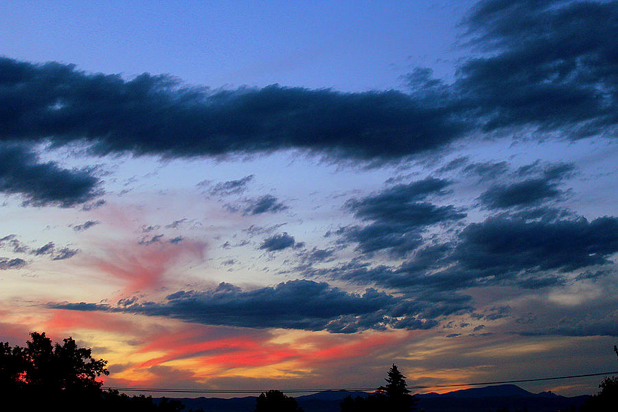 Sunset Photograph - Montana Sky1 by Roxann Tempel