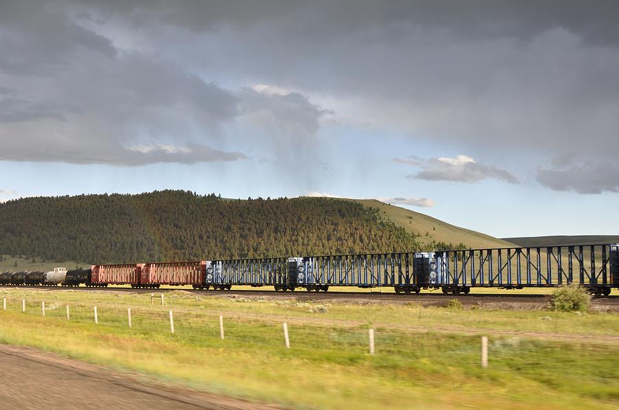 Montana Train Photograph