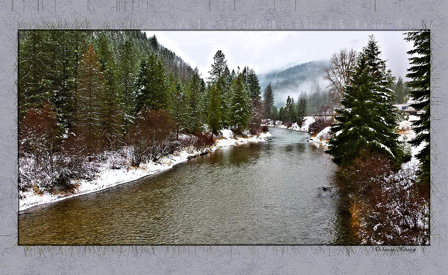 Montana Winter Frame Photograph by Susan Kinney