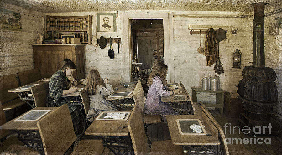 Montanas Oldest Standing Schoolhouse Photograph by Priscilla Burgers
