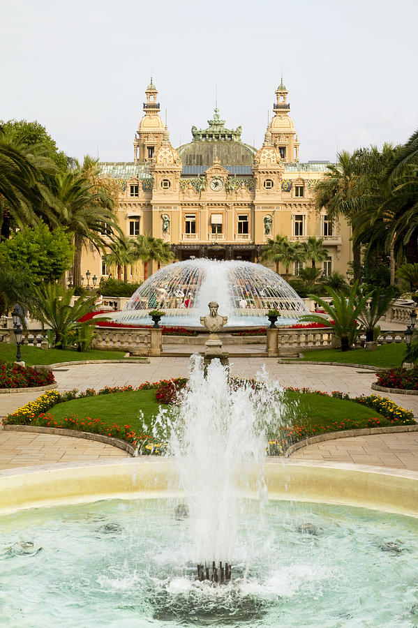 Monte Carlo Casino With Fountains Photograph by Jamesbenet