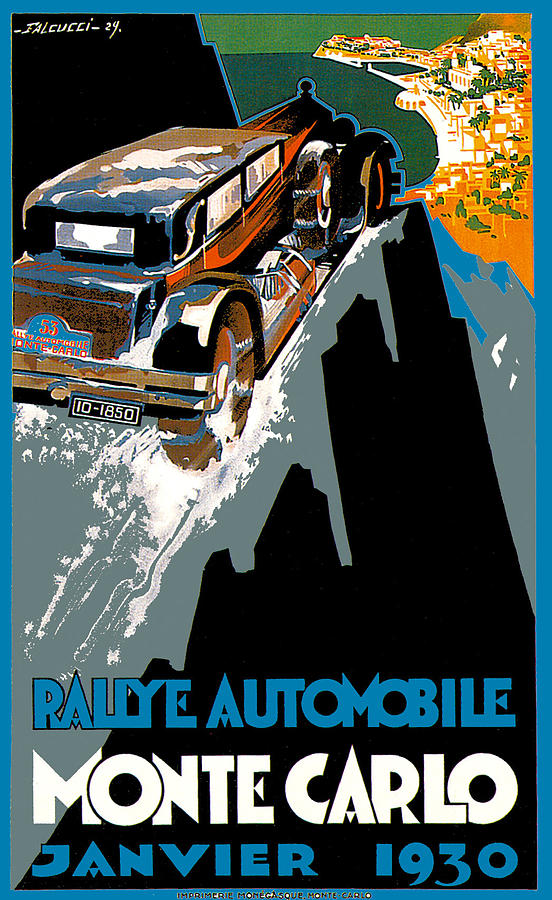 Monte Carlo Rallye Automobile Photograph by Vintage Automobile Ads and Posters