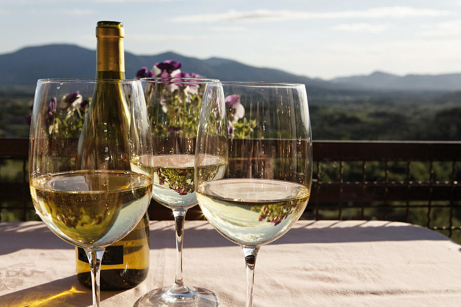 Monte Carlo White Wine Photograph by T-lorien