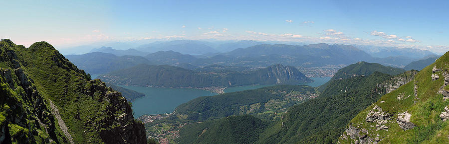 Monte Generoso panorama Photograph by Dragan Kudjerski