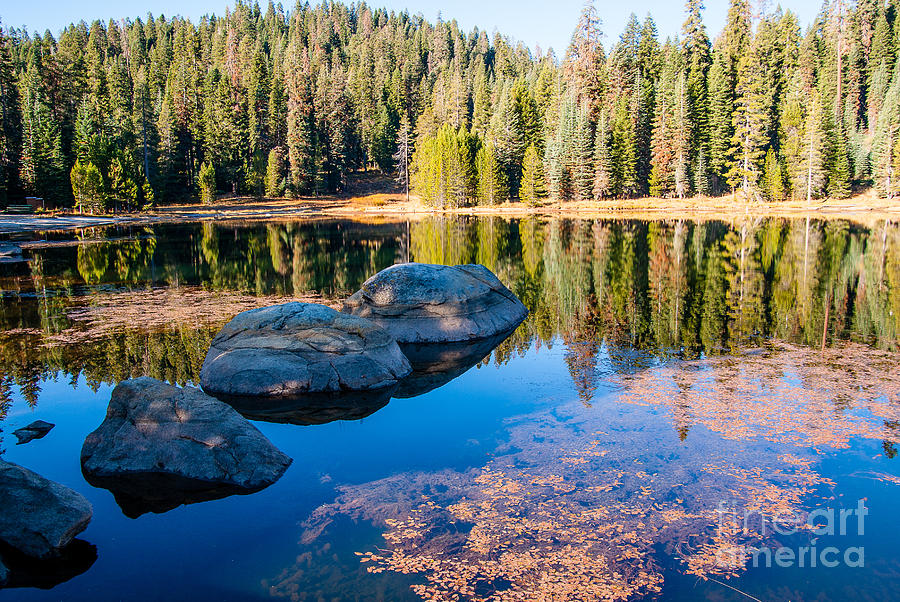 Sequoia National Park Photograph - Montecito Lake  1.7672 by Stephen Parker