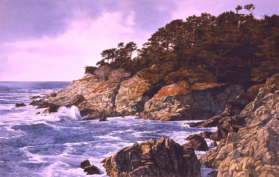 Monterey Glory Painting by Tom Wooldridge