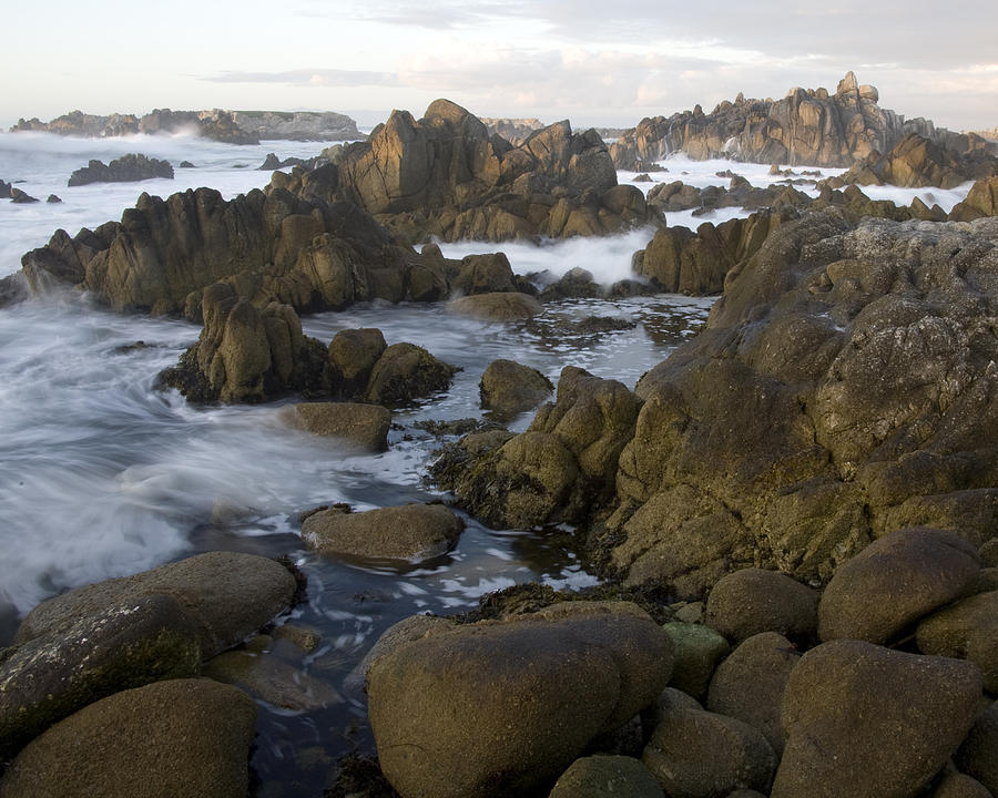 Rocky Coastline Photograph - Monterey Rocky Coast by Neal Martin Rocky Coastline Photograph - Monterey Rocky Coast by Neal Martin