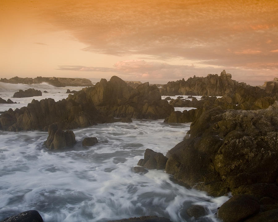 Sunset Photograph - Monterey Set by Neal Martin Sunset Photograph - Monterey Set by Neal Martin