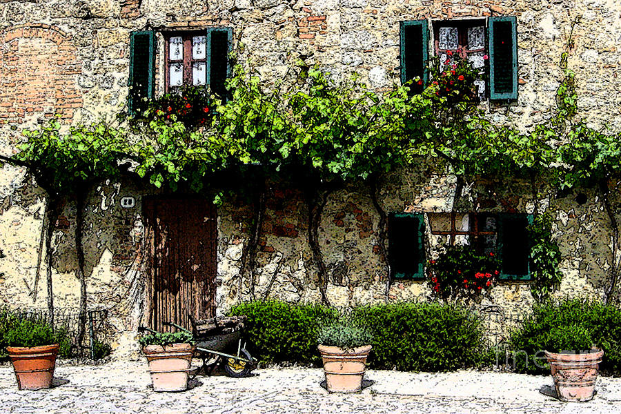 Monterigione Italy Photograph by Marsha Young
