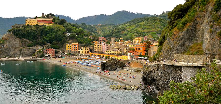 Monterosso by land Photograph by Corinne Rhode