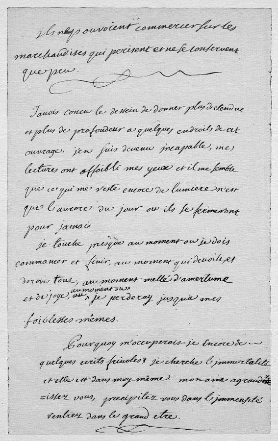 Montesquieu Penses Painting by Granger