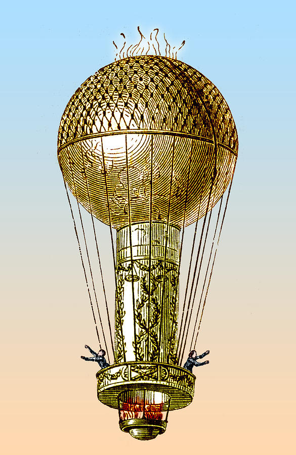 Montgolfier Balloon, Pilatre De Rozier Photograph by Science Source