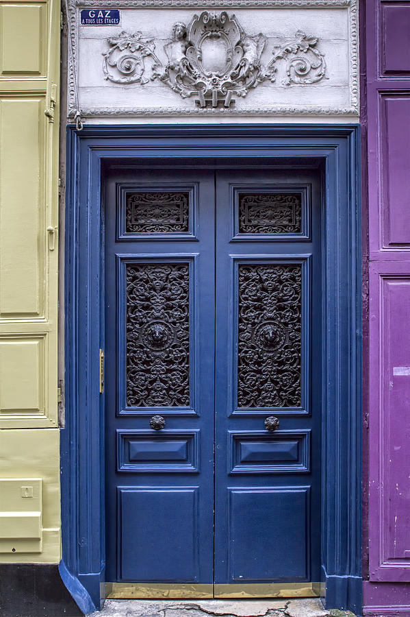 Paris Photograph - Montmartre Blue Two by Georgia Clare