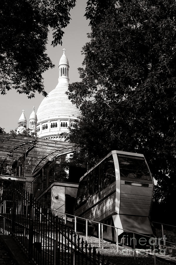 Montmartre Funicular  Photograph by Olivier Le Queinec