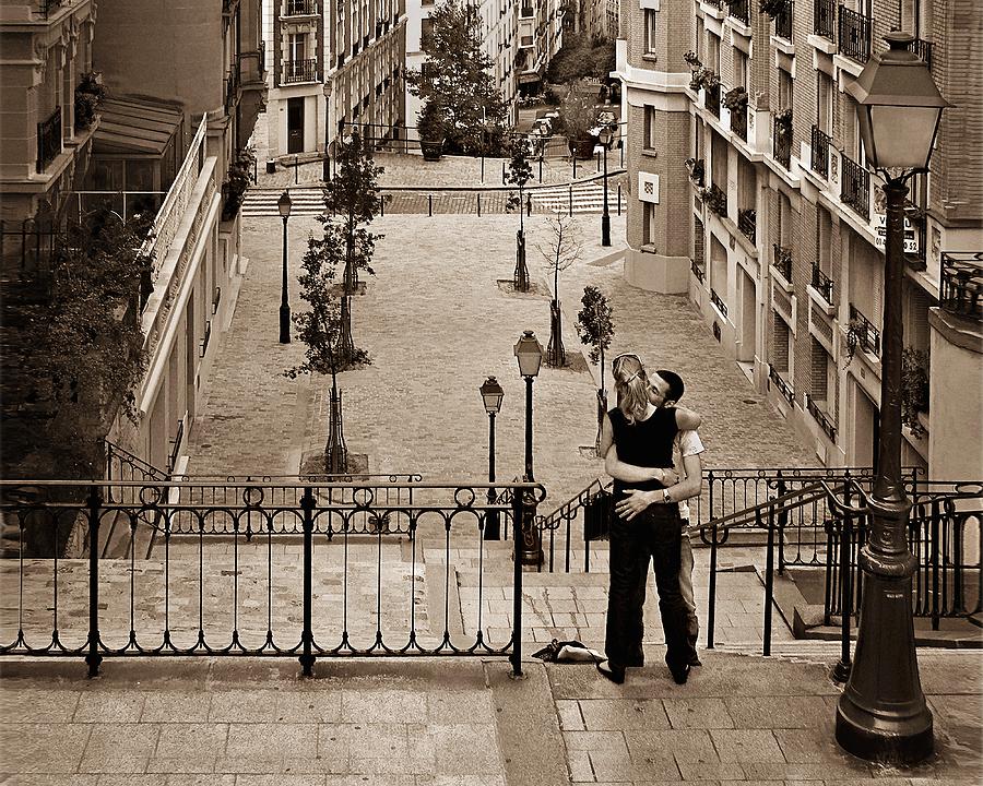 Paris Photograph - Montmartre Moment by Nikolyn McDonald