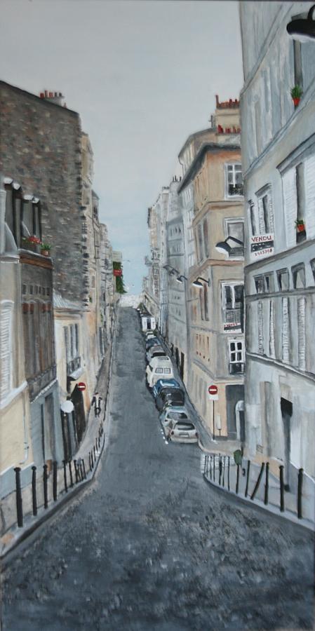 Montmartre Paris France Painting by Betty-Anne McDonald