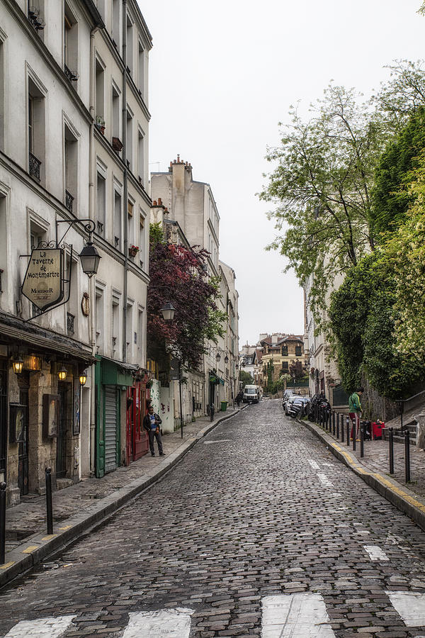 Montmartre Street Photograph by Georgia Clare