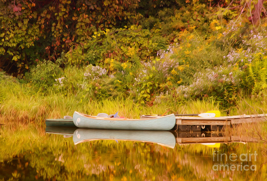 Montpelier Canoe Photograph by Deborah Benoit