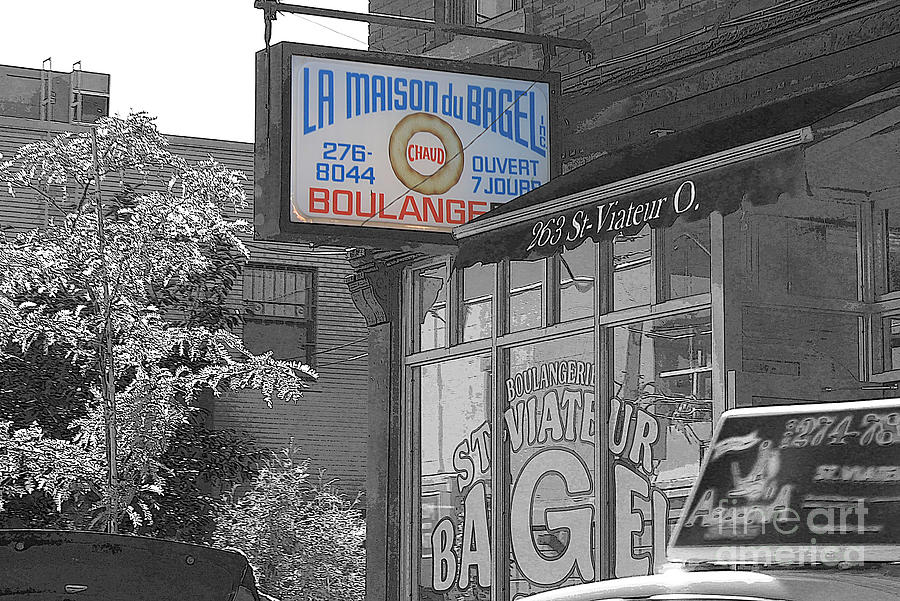 Montreal Bagels Photograph by Nina Silver