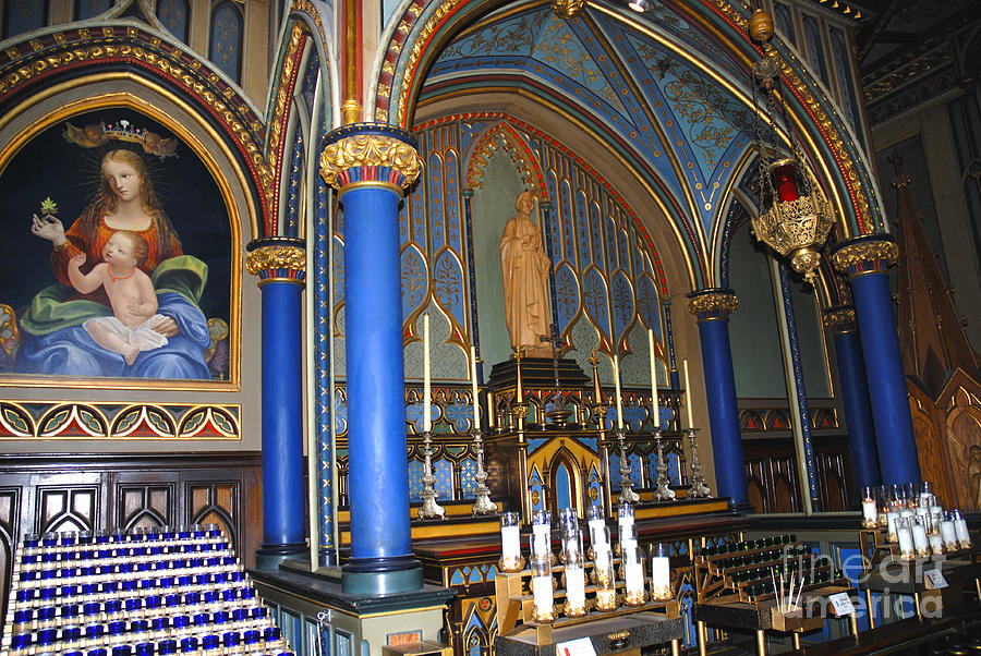 Montreal Cathedral Photograph by Brenda Kean