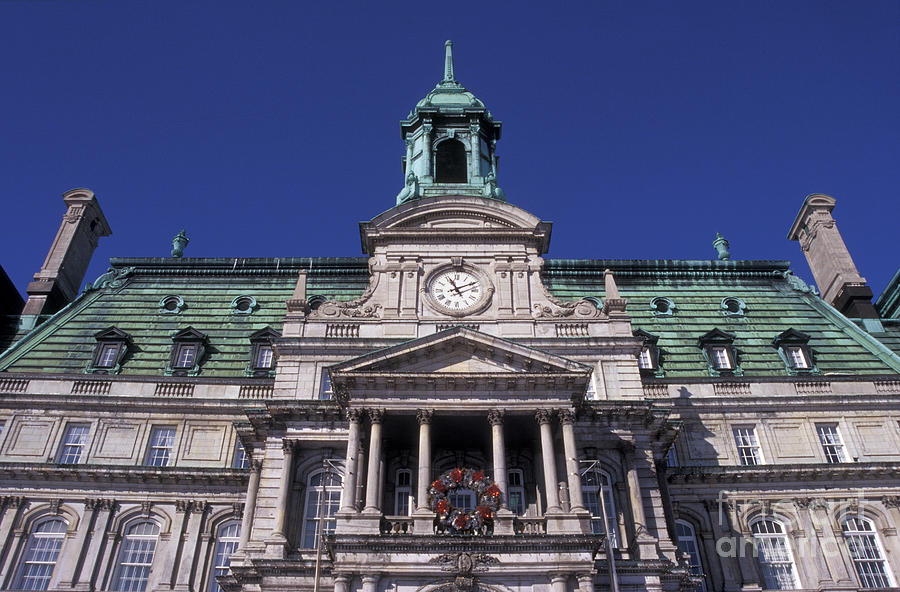 Montreal City Hall Photograph by John  Mitchell