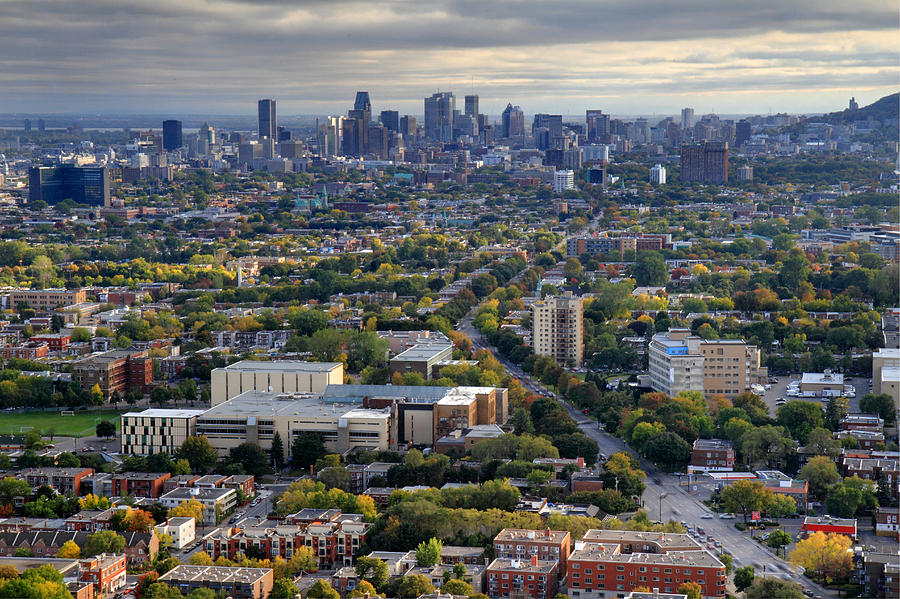Montreal from Olympic Stadium Photograph by Pierre Leclerc Photography