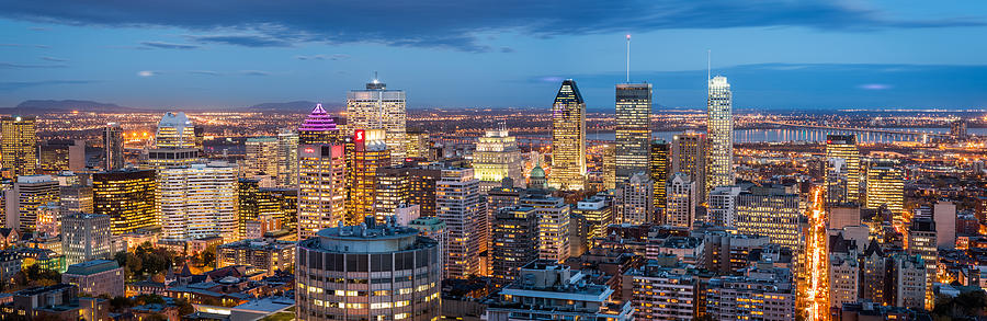 Montreal Panorama Photograph by Mihai Andritoiu