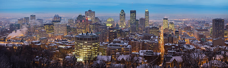 Montreal Skyline Photograph by Georgia Clare