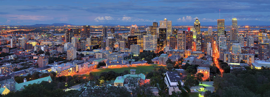Montreal Skyline Photograph by Wei Fang