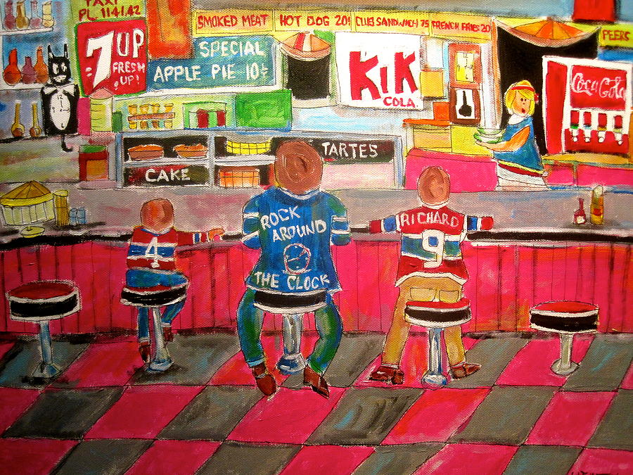 Montreal Tradition Painting by Michael Litvack